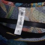 On Twelfth  S Tropical Night Black Bright Floral Mesh Top Photo 3