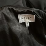 Milly  Women's Cady Heather Blazer Dress tuxedo black mini side tie wrap 2 Photo 1