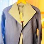 Talbots  Women's Charcoal and Light Gray Blazer Sz P Photo 0