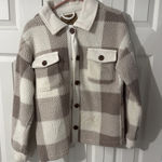 Pink Rose Sherpa jacket Photo 0