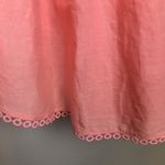 Free People Women’s Lovers Lane Peach Pink One Shoulder Fit and Flare Mini Dress Photo 4
