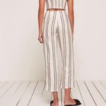 Reformation NWOT Courtney Striped Linen Pants Photo 1