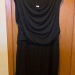 Apt. 9  Short Sleeved Shimmer Formal Mini Dress Draped Top NWT Womens Size XL Photo 0