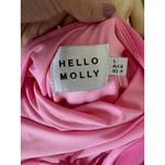 Hello Molly Tie Back Open Back Ruffle Mini Dress Pink Size Small Photo 6