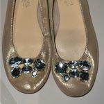 Kate Spade Gold Embellished Flats Photo 1
