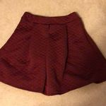 Charlotte Russe  Burgundy Skater Skirt Small Photo 0