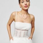 Reformation  white lace top  Photo 2