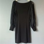 Alice + Olivia Long Sleeve Black Mini Dress Photo 2