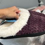 Isotoner  Comfy Cozy Memory Foam Slippers Blackberry Wine New Photo 1