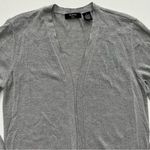 Verve Ami  Women’s Silver Open Front Cardigan Size L Photo 2