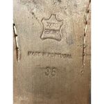 Sandro Brown Saddle Leather Chain Detail Loafers Size US 6 Photo 8