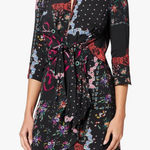 Desigual NWT  leia dress black‎ floral sz 2 (euro 36) Photo 0