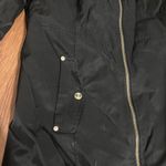 Michael Kors Black Hooded Trench Coat Photo 5