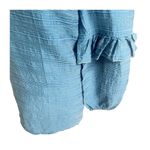 Tularosa Revolve Heather Dress Yale Blue Small Long Sleeve Cottage Boho Photo 5