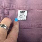 Levi's Vintage Levi’s 550 Ladies Dusty Pink Rose relaxed fit tapered leg jeans 12 Mis M Photo 7