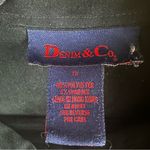 Denim&Co Elegant Black Button Down Shirt Size 2X Photo 2
