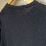 Equipment  black wool and silk lace overlay sweater Photo 7