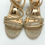 Badgley Mischka  Women's Bonanza Gold Wedge Heels Photo 4