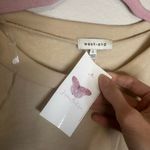 Weekend Cream Super Soft Cropped Sweatshirt Photo 2