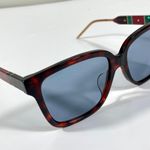 Gucci NEW  Square Sunglasses GG0599SA Tortoiseshell Pearlescent Havana Blue Photo 11