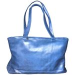 Vibrant FAUX LEATHER BLUE EMBELLISHED DESIGN SHOULDER BAG Photo 1