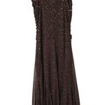 Ruby Rox Vintage Y2K Brown Sparkley Midi Dress Photo 2