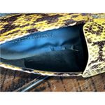 Rebecca Minkoff Rebecca Minkov women’s Pacey snake embossed turmeric loafers size 8 1/2 Photo 11