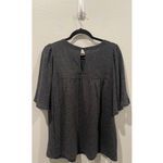 Anthropologie DOE & RAE Bell Short Sleeve Oversized Blouse Photo 3