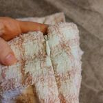 Ann Taylor Size 8 Tweed Shorts Pink White Square Zipper Side Pockets Pastel Photo 10