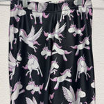 Blackmilk  Flying Pink Unicorn Leggings Black XS X-Small Photo 0