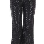 Anna Black cropped Hip huggers vintage 70s Dress Pants Size 1X Plus Size Photo 6