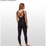 Ghost Flower Earth Onyx One Piece Jumpsuit Athletic Black Womens Sz S Gymastic Photo 1