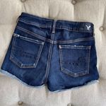 American Eagle  Denim Jean Shorts Cuffed Hi Rise 6 Photo 4