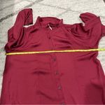 Free People Red Lala Solid Blouse Photo 11