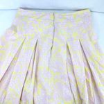 Lilly Pulitzer  Pleated Skirt Pastel Floral Print Cotton Lined cottagecore SZ 2 Photo 2