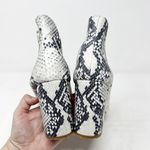 Steve Madden [] Rookie Bootie Snakeskin Cut-Out Side Split Shaft Ankle Boots 10 Photo 5