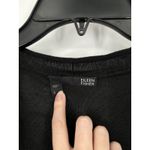 Eileen Fisher  Wrap Tie Long Sleeve Silk Blend Sweater Open Front Top Black Small Photo 2