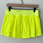 Lululemon Pace Rival Mid-Rise pleated Skirt Highlight Yellow 6 Photo 5