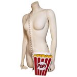 Nila Anthony Popcorn Bucket Popart Shoulder Purse / Crossbody Bag Red Photo 1