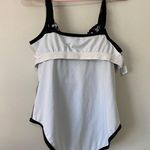 Ava & Viv Black and White Floral Swimsuit Photo 7