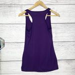 Xhilaration Purple Sleeveless Racerback Tank Top with Necklace Loops Size Small Photo 5