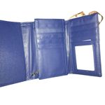 Vibrant BELLO TUTTI BLUE TRI-FOLD WALLET Photo 2