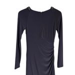 Lauren Ralph Lauren Purple Bead Embellished Long Sleeve Evening Gown 2 Photo 5