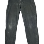Jordache Jeans Womens 12 Faded Black Super Skinny Stretch Distressed Edgy Denim Photo 0