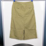 The Territory Ahead Khaki Midi Skirt Photo 1