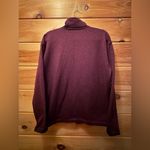 PINK - Victoria's Secret Pink Victoria’s Secret 1/4 Zip Pullover Fleece Jacket Burgundy Medium Photo 8