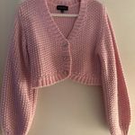 VICI  pink button sweater  Photo 0