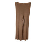 St. Agni Womens Ribbed Lounge Pants Tan Brown High Photo 1