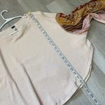 Free People  Top blossom print thermal womens Pink (small) boho chic oversized Photo 5