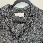 ALC Frank A.L.C. Womens Night Gown Size Small 100% Silk Button Front Sleep Dress Gray Blue Photo 4